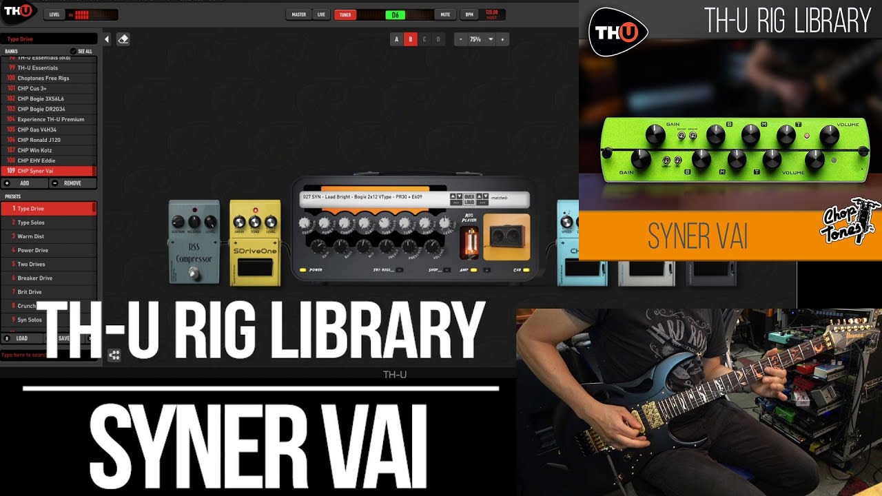 Embedded thumbnail for Choptones Syner Vai &gt; Video gallery